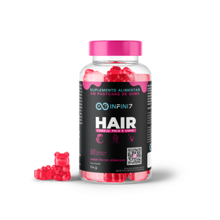 VITAMINAS EM GOMA - CABELO, PELE E UNHA